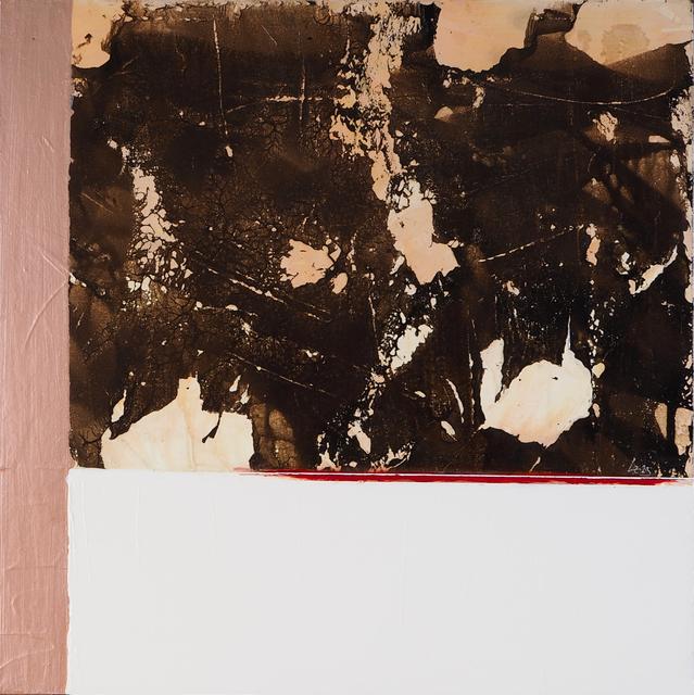 FT (overexposed) - 2023 | 50x50cm | acrylic, photographic emulsion / analogue photography on canvas panel